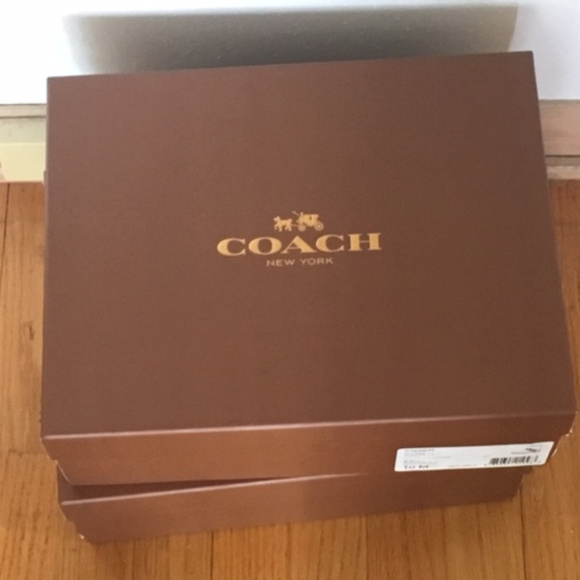 Coach New York Gianna Black Moto Leather Ankle Boots - Picture 8 of 8